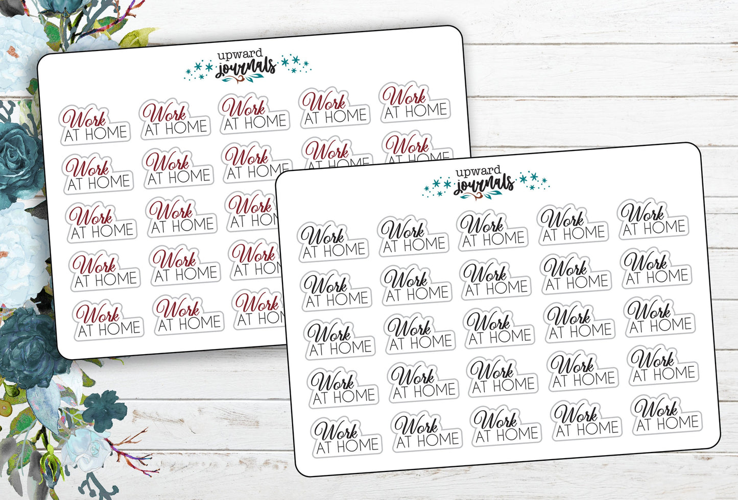 Work At Home ~ Work Productivity Planner Stickers