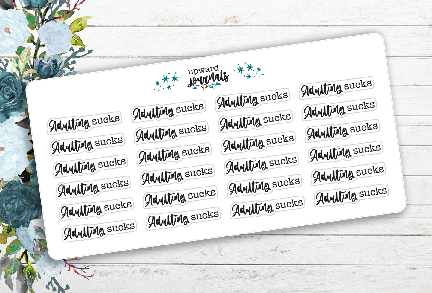 Adulting Sucks ~ Planner Stickers