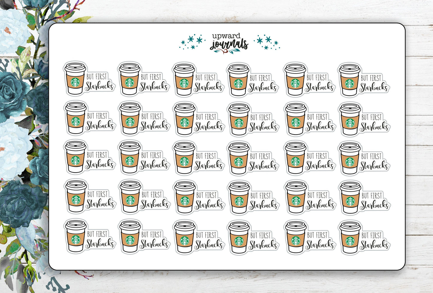 But First Coffee Planner Stickers