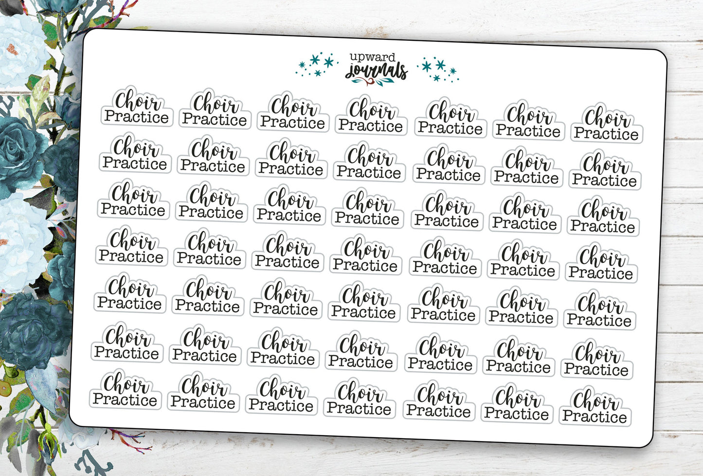 Choir Practice ~ Planner Reminder Stickers