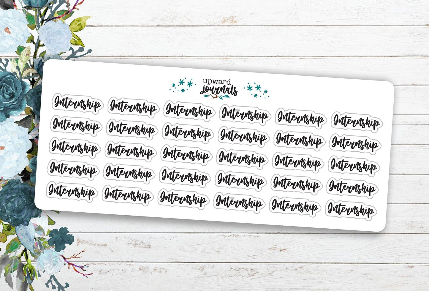 Internship ~ Work & Education Planner Stickers