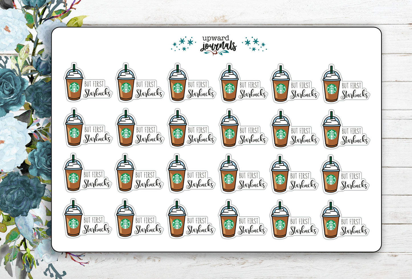 But First Coffee Planner Stickers
