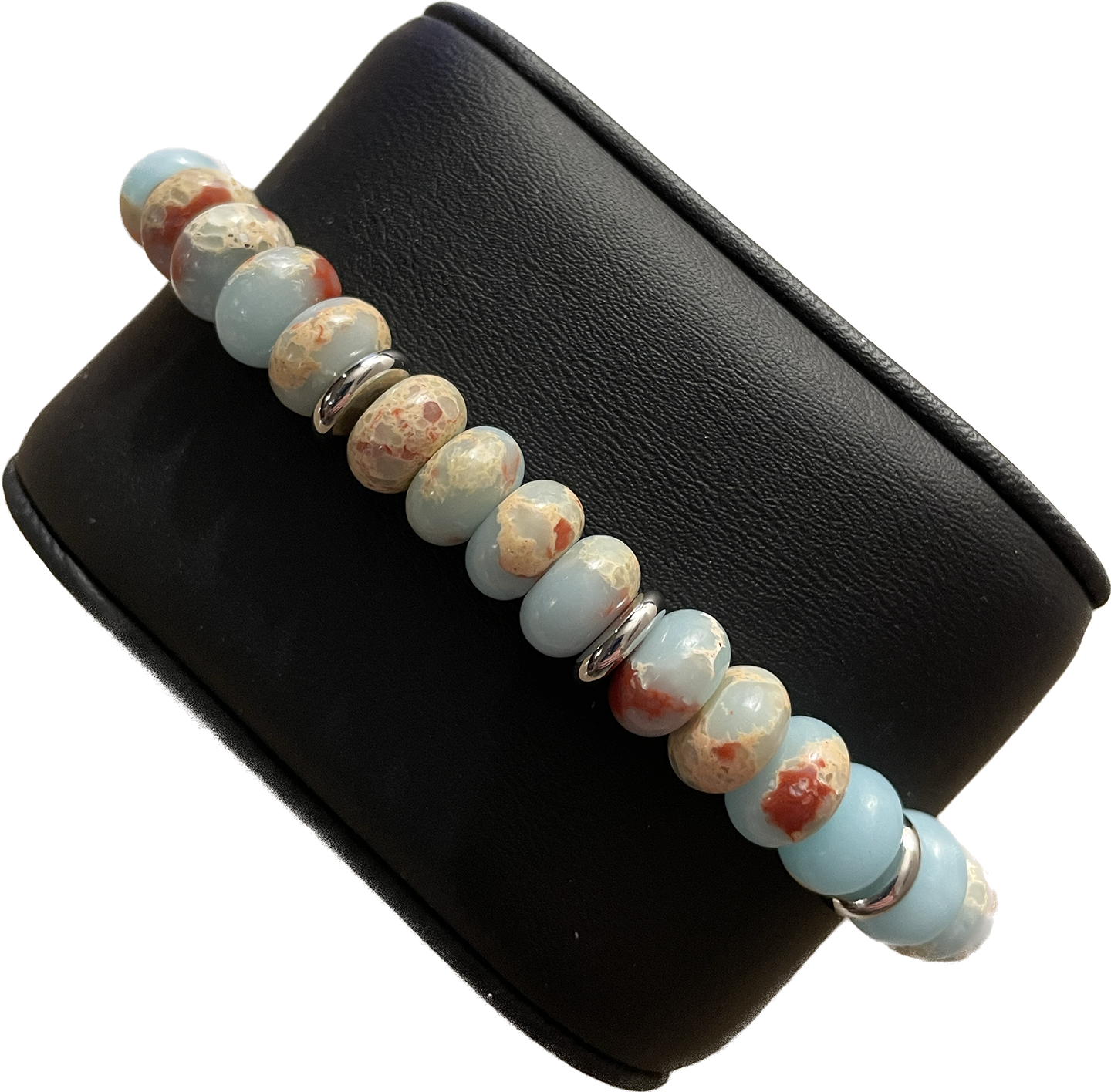 The Lucia Collection :: Carolina Blue Sea Sediment Jasper