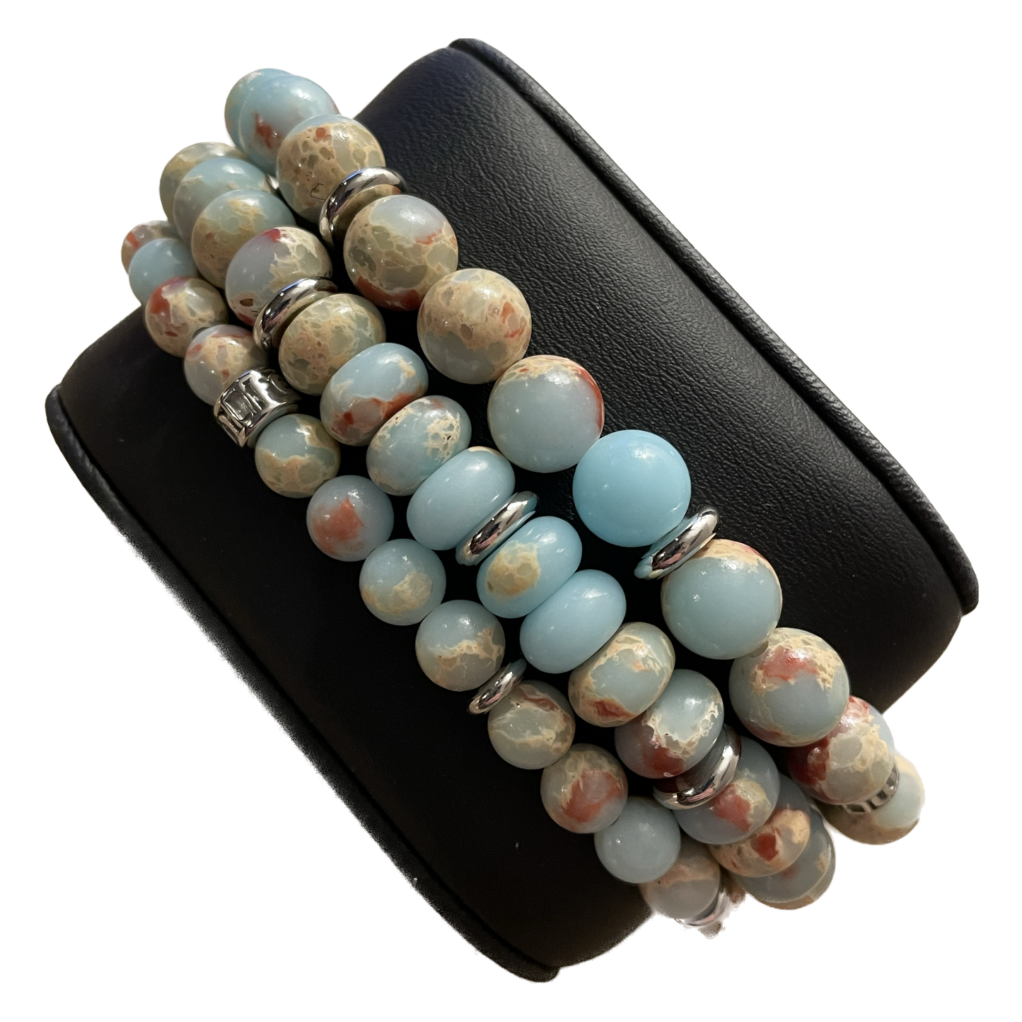 The Lucia Collection :: Carolina Blue Sea Sediment Jasper