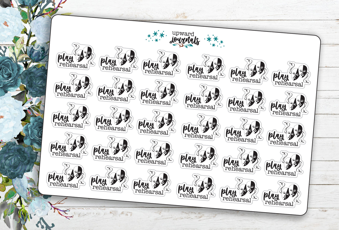 Play Rehearsal ~ Acting & Drama Planner Stickers