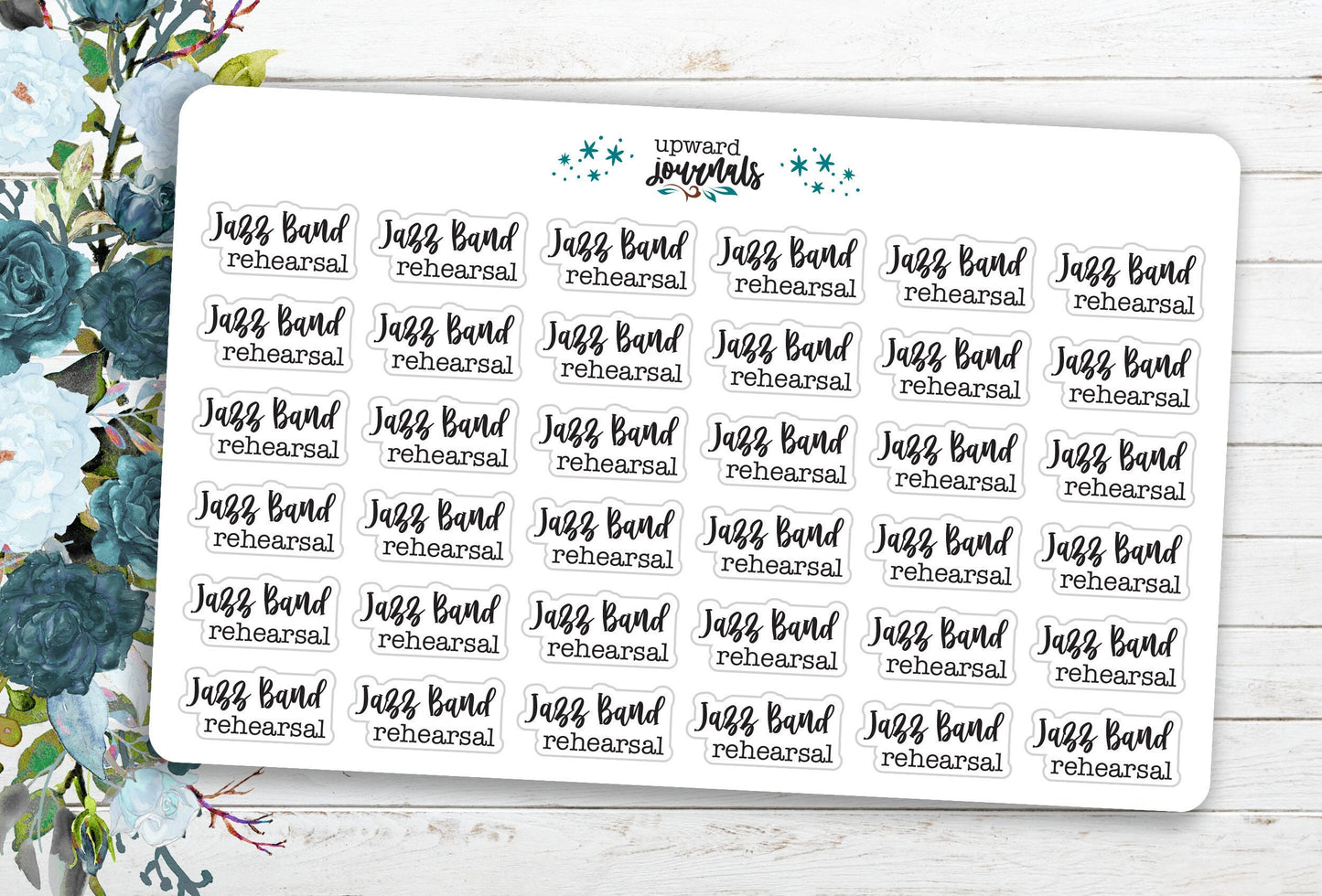 Jazz Band Rehearsal / Practice ~ Planner Stickers