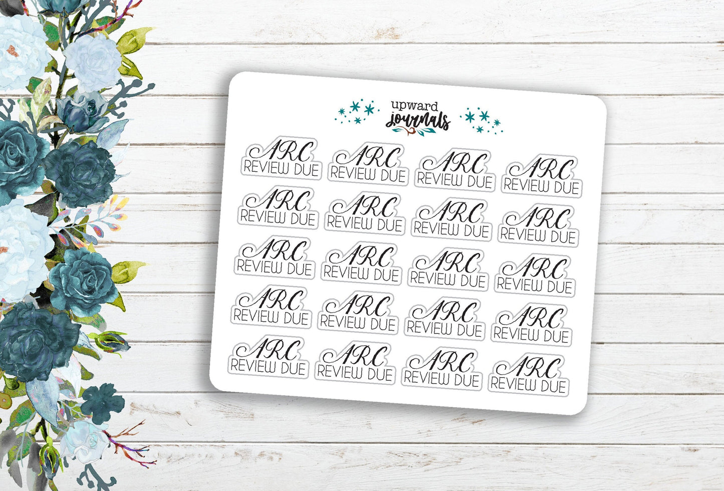 ARC Review Due ~ Reading Planner Stickers
