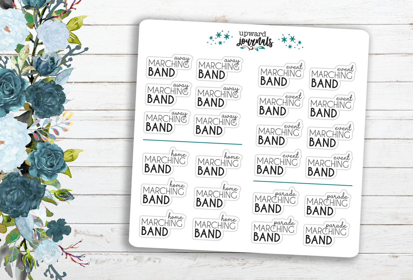 Marching Band ~ Planner/Calendar Stickers