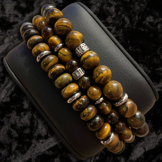 The Gustav Collection :: Gold & Brown Tigers Eye