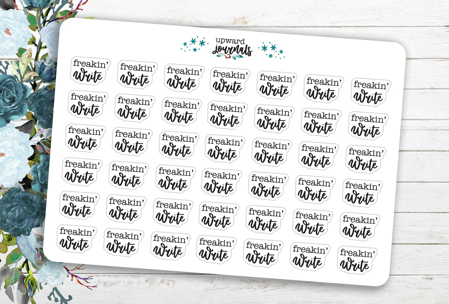 Freakin' Wrote/Freakin' Write Planner Stickers ~ Author, Writer