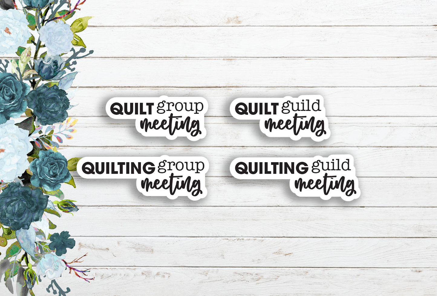Quilt Group | Quilting Guild Meeting Stickers