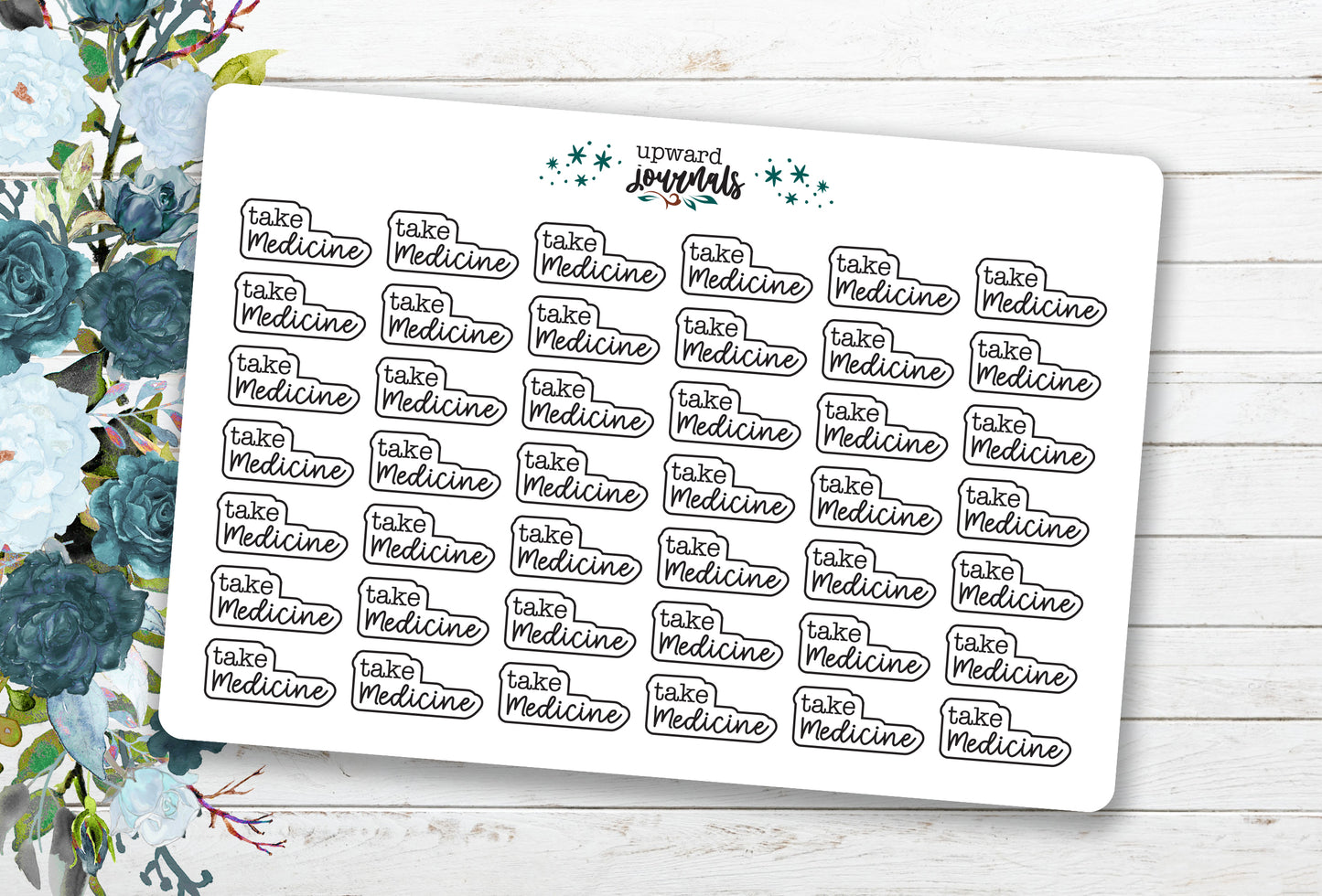 Take Medication/Took Medication ~ Stickers for Health Tracking