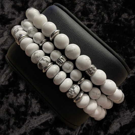 The Wentworth Collection :: Howlite White Turquoise