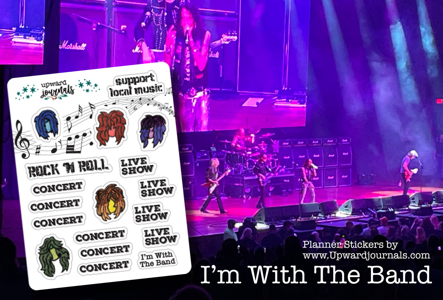 Concert (Live Music Show) ~ Planner Stickers
