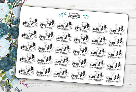 Play Rehearsal ~ Acting & Drama Planner Stickers