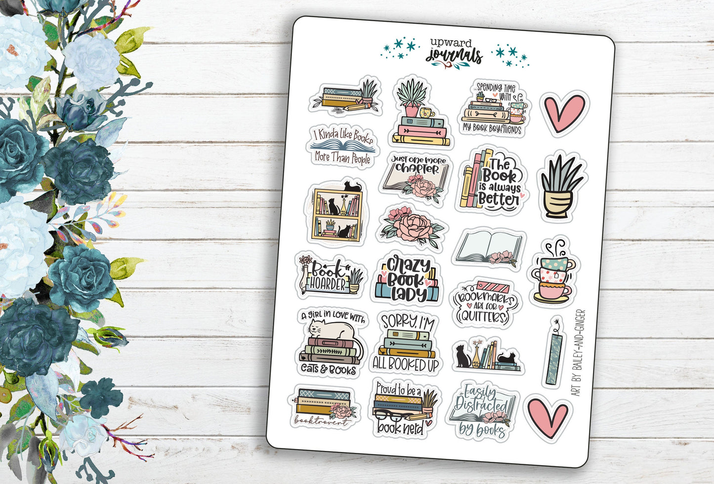 I Love Reading ~ Readers Decorative Planner Stickers