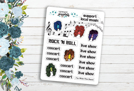 Concert (Live Music Show) ~ Planner Stickers